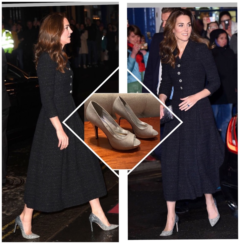 Silver Open Toe Heel - image 2